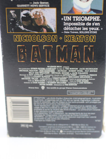 Vintage Batman VHS Movie Tape - Jack Nicholson & Michael Keaton