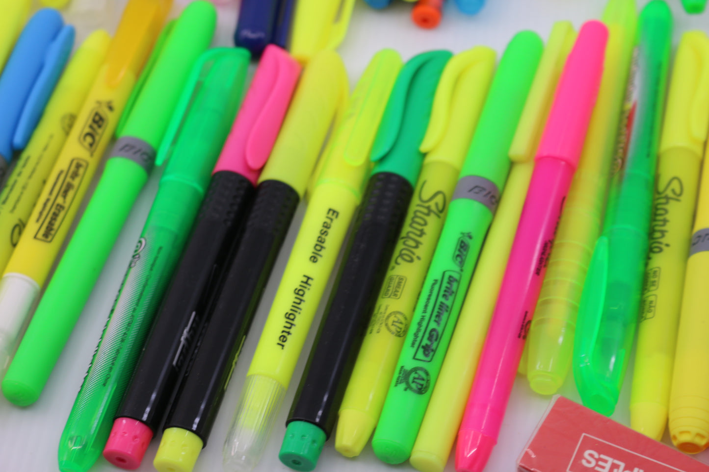 Huge lot Bulk Sharpie Marker stadtler bic Fluorescent YELLOW Highlighter