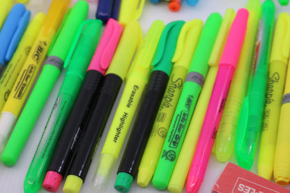 Huge lot Bulk Sharpie Marker stadtler bic Fluorescent YELLOW Highlighter