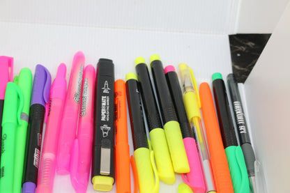 Huge lot Bulk Sharpie Marker stadtler bic Fluorescent YELLOW Highlighter