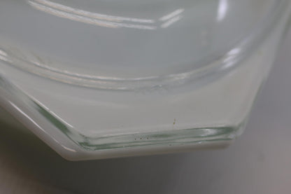 Vintage 1960's Pyrex Royal Wheat 1.5 qt. Divided Casserole Dish Oval WITH Lid