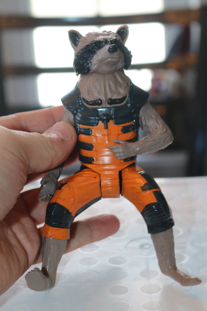 Marvel Rocket Raccoon from Guardians Of The Galaxy 6” Action Figure 2014 Hasbro