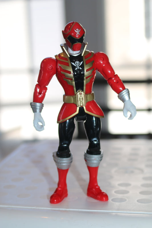 Power Rangers Super Megaforce Armored RED Pirate Ranger Action Figure Toy 2014