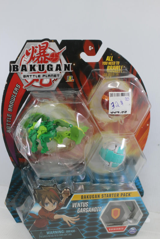 Bakugan Battle Planet Ventus Garganoid Starter Pack SEALED