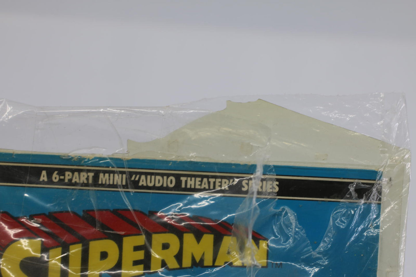Vintage Superman Man of Steel Mini Audio Theater Set Comic Cassette ReadAlong DC