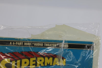 Vintage Superman Man of Steel Mini Audio Theater Set Comic Cassette ReadAlong DC