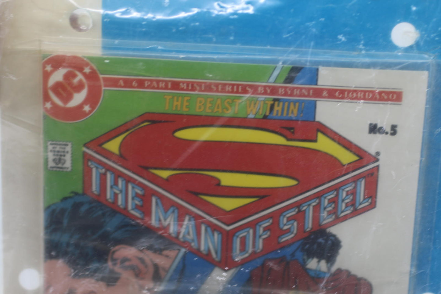 Vintage Superman Man of Steel Mini Audio Theater Set Comic Cassette ReadAlong DC