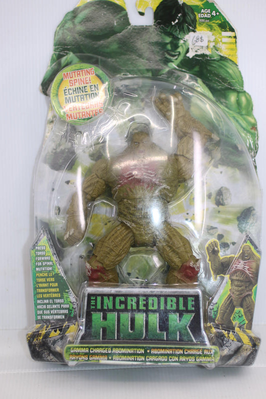 The Incredible Hulk 2008 Gamma Charged Abomination Mutating Spine Action Figure