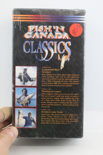 SEALED Fish-n Canada Classics 3 VHS Box Set New 1992 Fishing Fish ABM Group