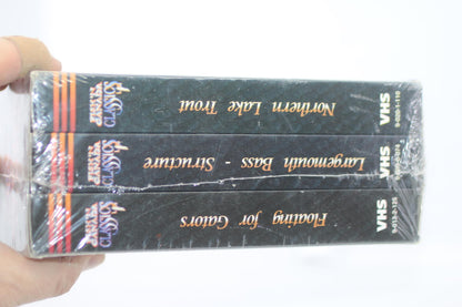 SEALED Fish-n Canada Classics 3 VHS Box Set New 1992 Fishing Fish ABM Group