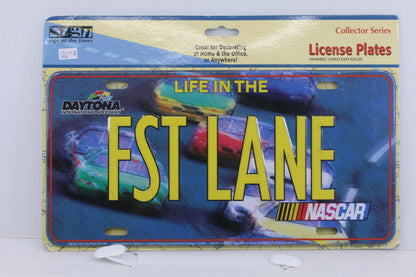 Daytona International Speedway NASCAR License Plate - Life in the Fast Lane