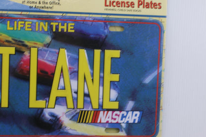 Daytona International Speedway NASCAR License Plate - Life in the Fast Lane