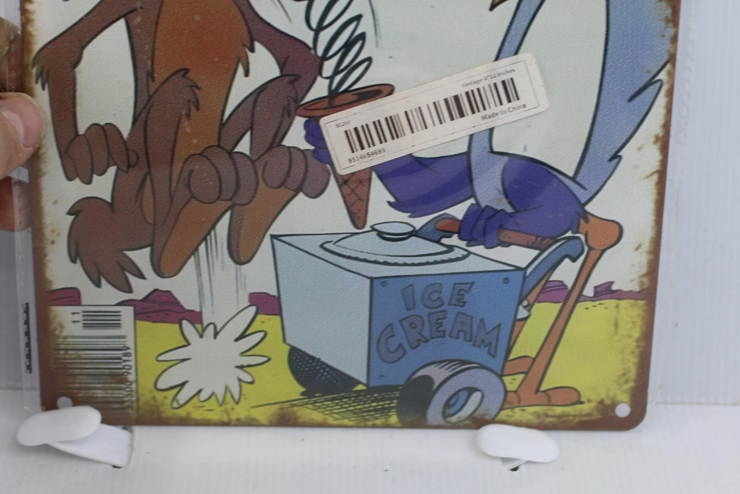 Vintage Beep Beep The Road Runner Metal Sign Sealed Brand new