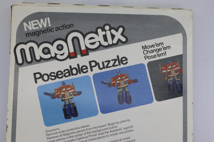 Vintage Transformers Magnetix / Magnet Tix Poseable Puzzle Optimus Prime 1985 #1