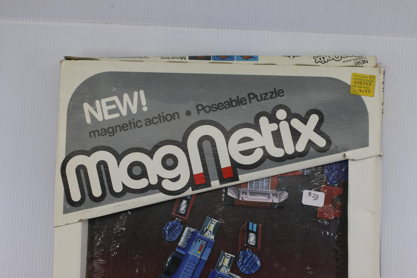Vintage Transformers Magnetix / Magnet Tix Poseable Puzzle Optimus Prime 1985 #2