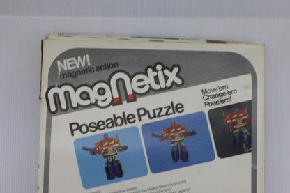 Vintage Transformers Magnetix / Magnet Tix Poseable Puzzle Optimus Prime 1985 #2