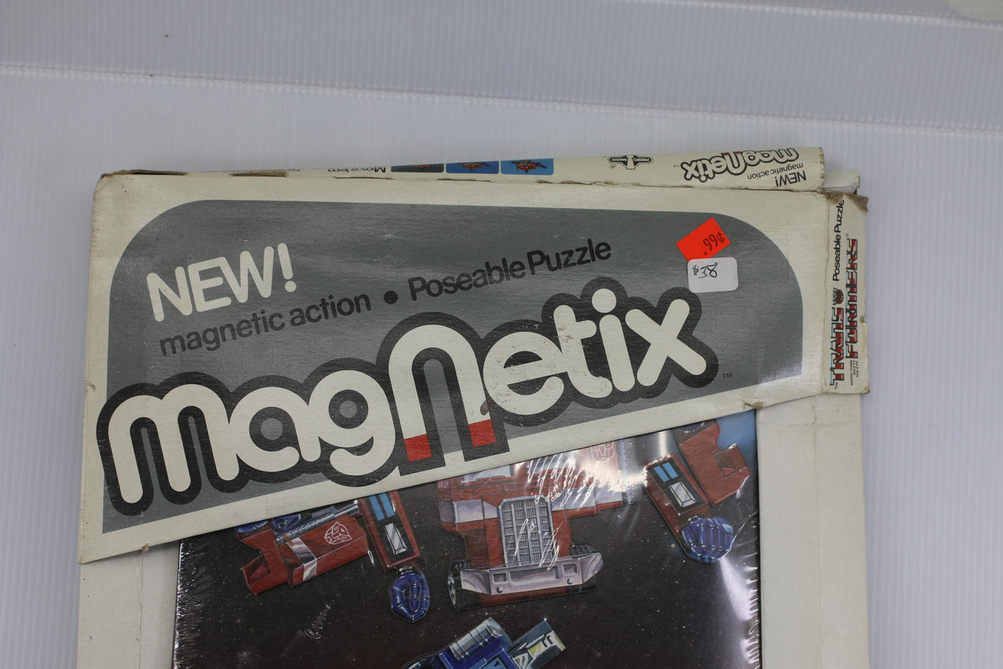 Vintage Transformers Magnetix / Magnet Tix Poseable Puzzle Optimus Prime 1985 #3