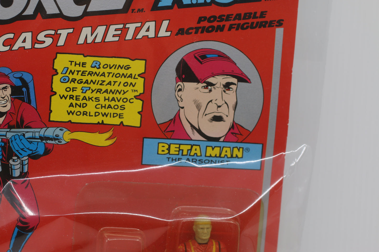 Eagle Force Beta Man Die Cast Metal Poseable Action Figure Mego 1981 NIP