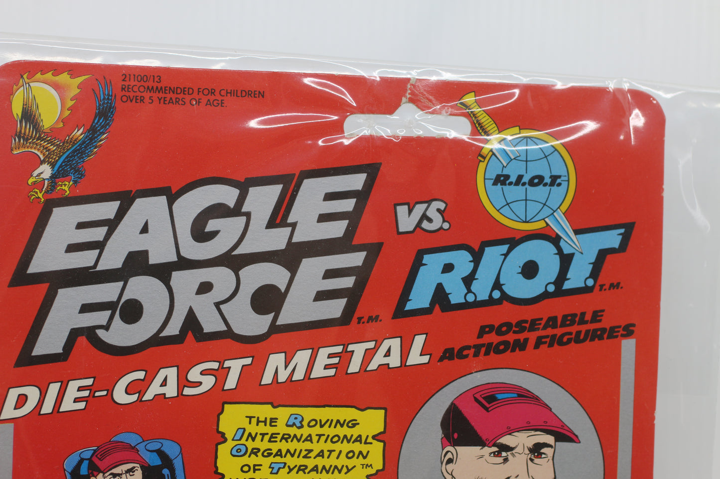 Eagle Force Beta Man Die Cast Metal Poseable Action Figure Mego 1981 NIP