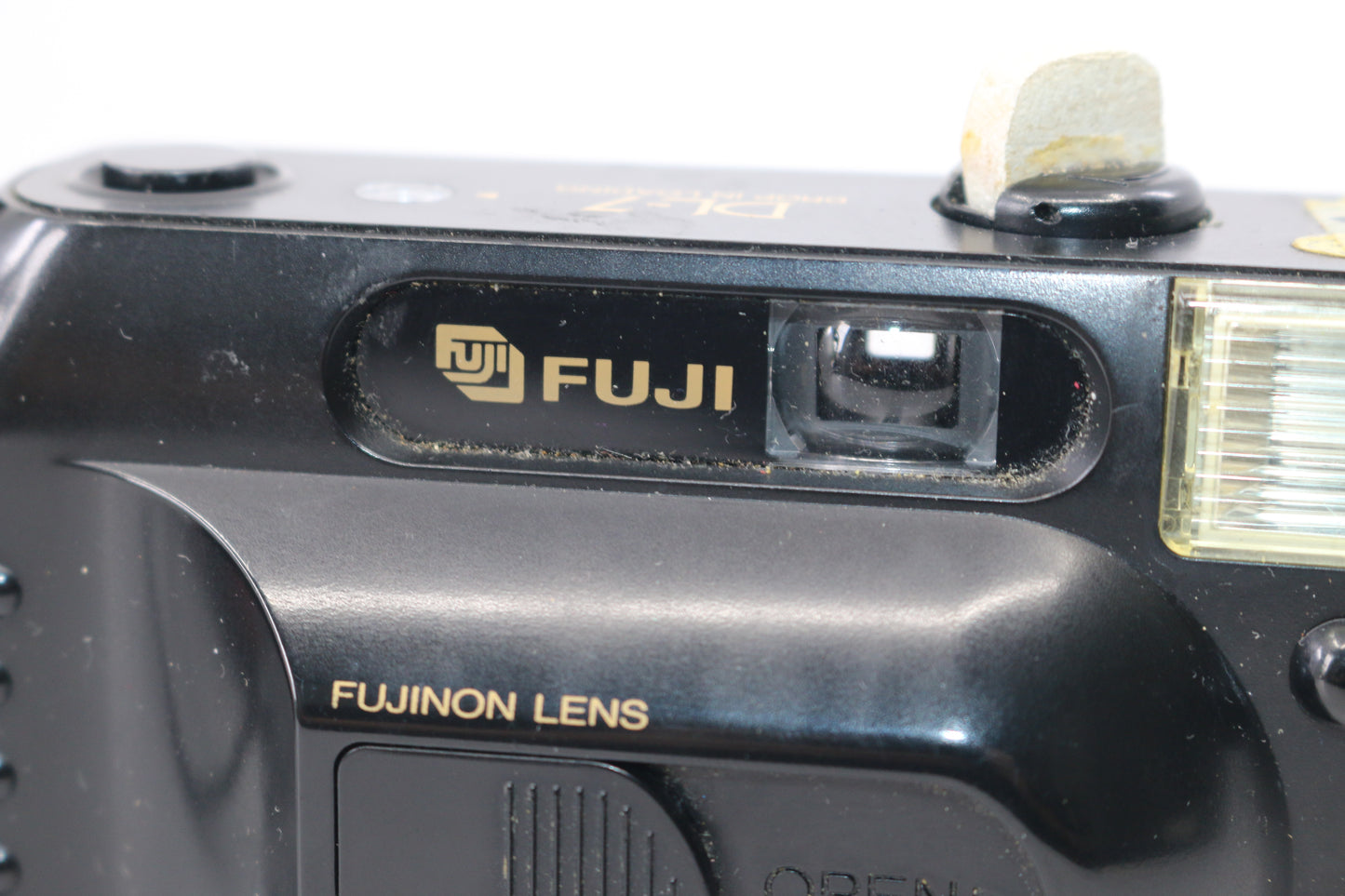 Fuji DL-7 Drop in Loading Black Portable Point & Shoot 35mm Lens Film Camera