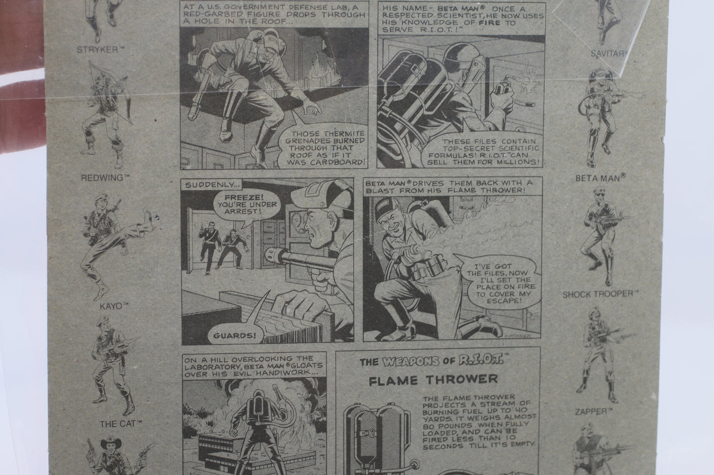 Eagle Force Beta Man Die Cast Metal Poseable Action Figure Mego 1981 NIP