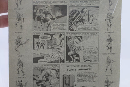 Eagle Force Beta Man Die Cast Metal Poseable Action Figure Mego 1981 NIP