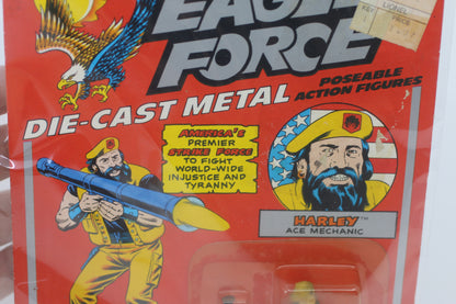 HARLEY ACE MECHANIC 1981 Mego Eagle Force Die Cast Metal action figure MOC #2