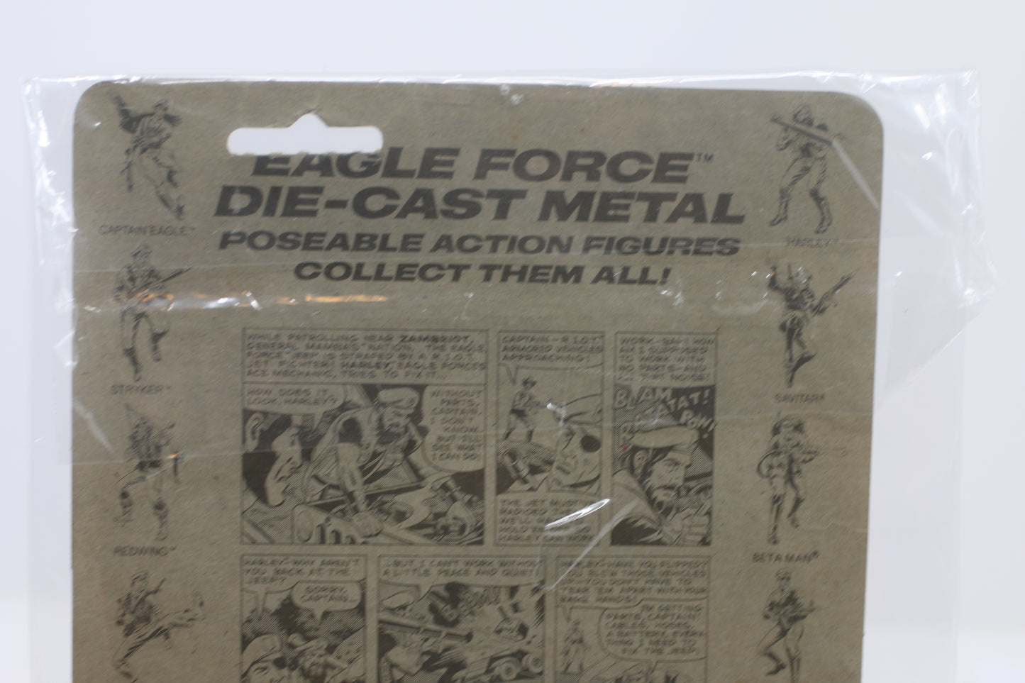 HARLEY ACE MECHANIC 1981 Mego Eagle Force Die Cast Metal action figure MOC #2