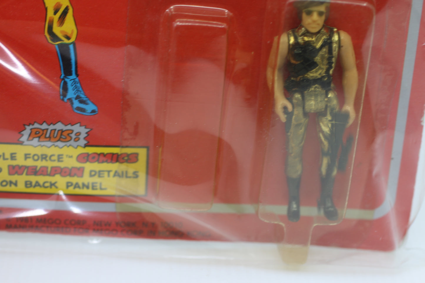 Eagle Force Zapper Electronic Whiz DieCast Metal Poseable Action Figure 3" Mego