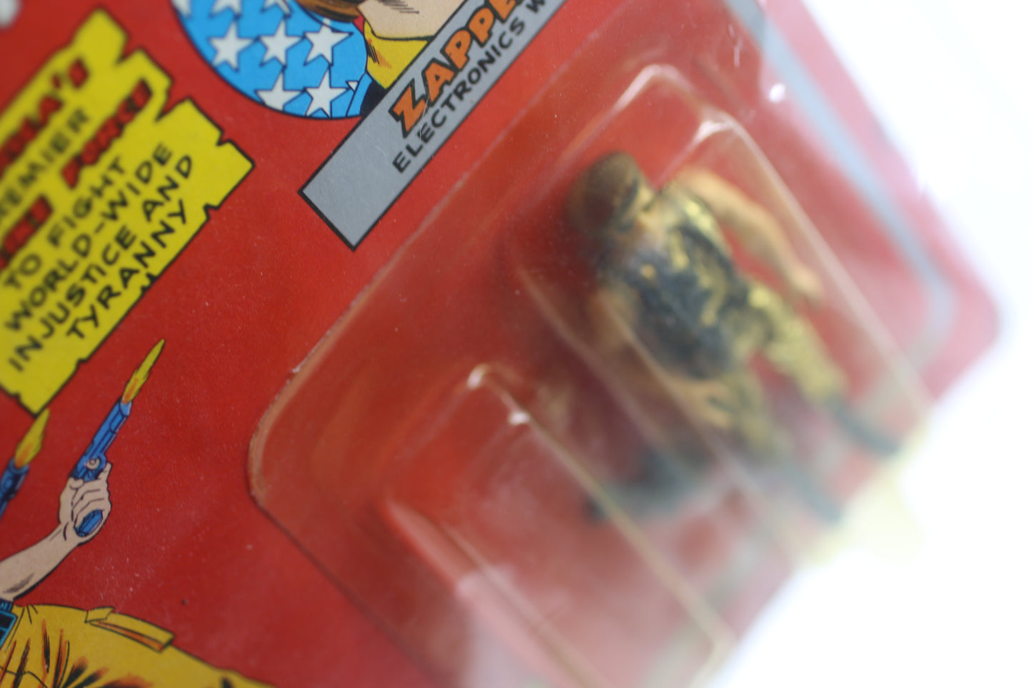 Eagle Force Zapper Electronic Whiz DieCast Metal Poseable Action Figure 3" Mego