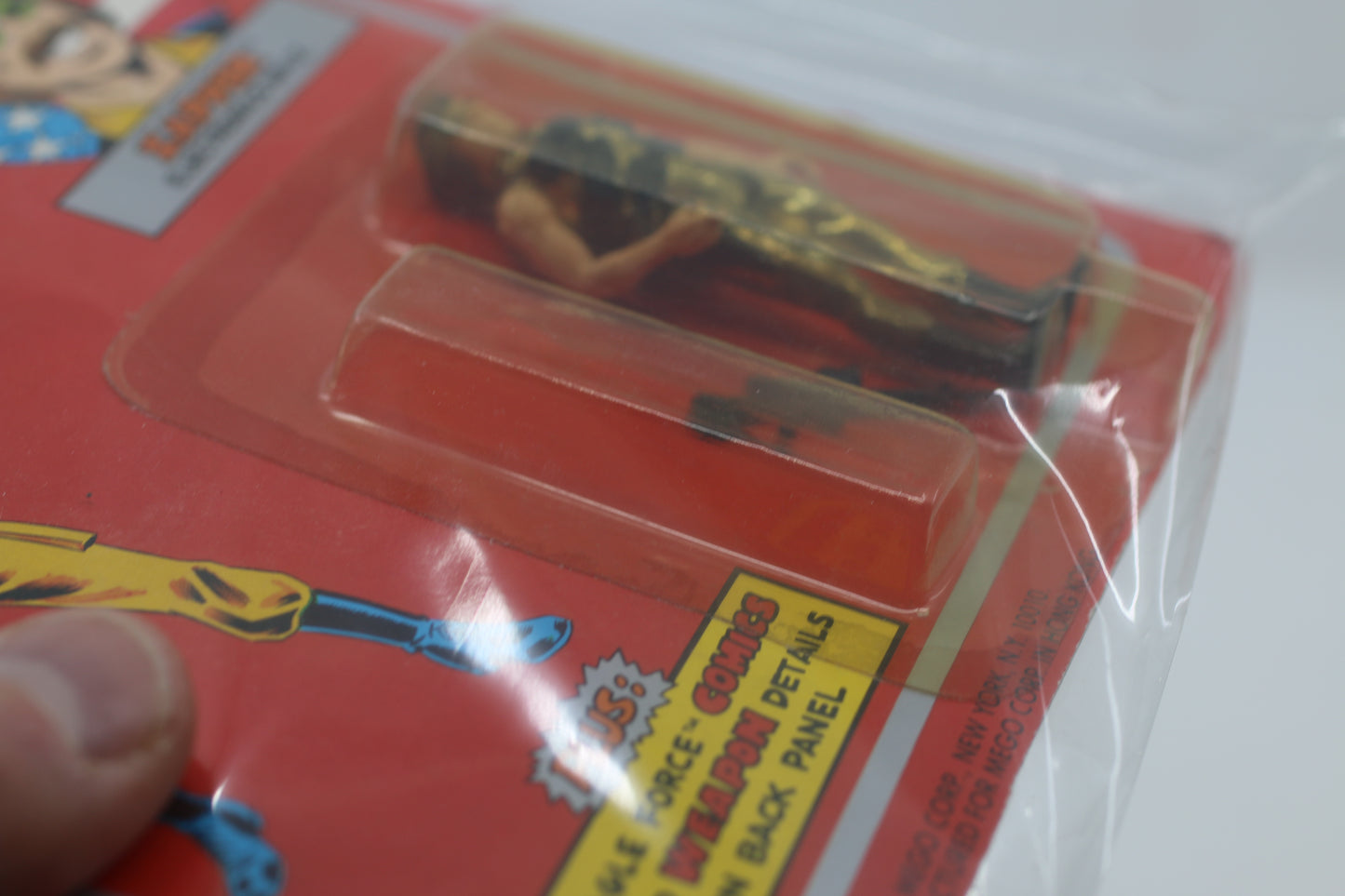 Eagle Force Zapper Electronic Whiz DieCast Metal Poseable Action Figure 3" Mego