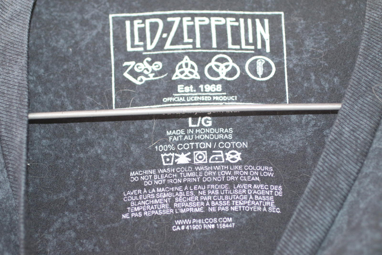 Led Zeppelin Over Europe 1980 Vintage Band T-Shirt 2022 size large