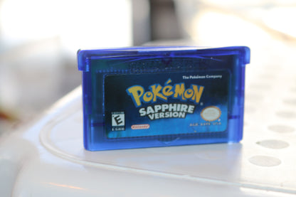 Pokemon: Sapphire Version (Game Boy Advance, REPRODUCTION CART )