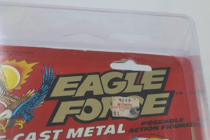 Goldie Hawk Eagle Force MOSC 1981 Die-Cast Metal Vintage Action Figure 1/2