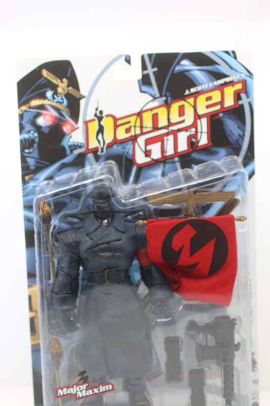 Mcfarlane Toys J Scott Campbell Danger Girl Major Maxim Action Figure sealed