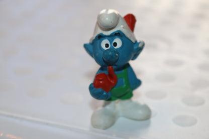 Peyo Bully 1974 Tyrolese Smurf rare vintage PVC Toy Figure 20081 West Germany