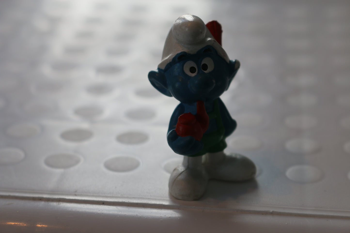 Peyo Bully 1974 Tyrolese Smurf rare vintage PVC Toy Figure 20081 West Germany