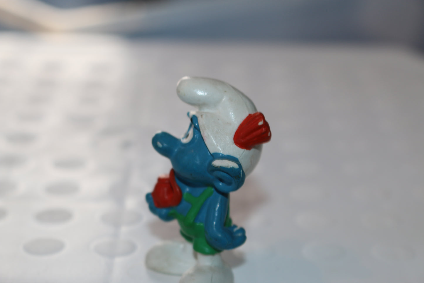 Peyo Bully 1974 Tyrolese Smurf rare vintage PVC Toy Figure 20081 West Germany