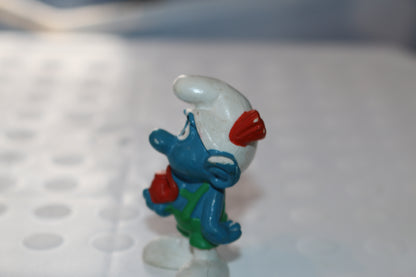 Peyo Bully 1974 Tyrolese Smurf rare vintage PVC Toy Figure 20081 West Germany