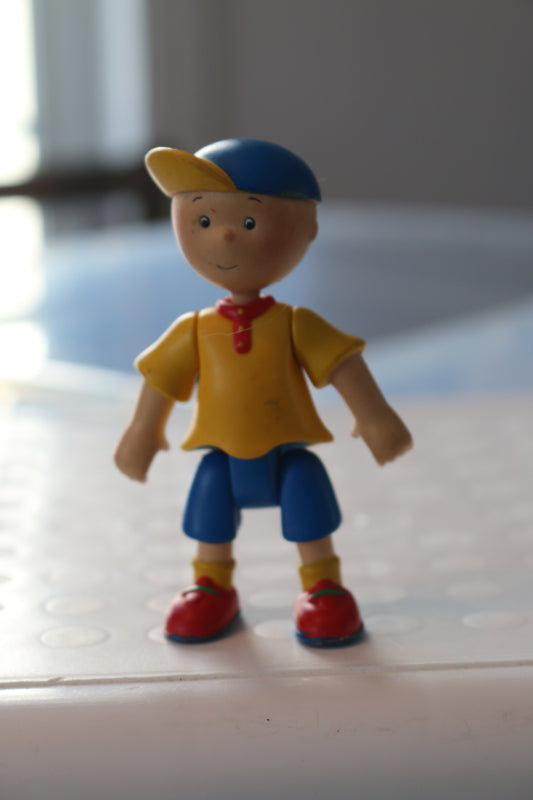 2002 Caillou 3.25 Inch Posable Action Figure PBS Kids Cinar Children