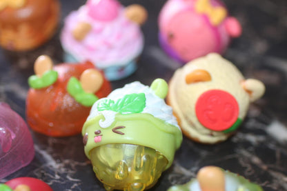 Large Lot of Num Noms Various Rubber Plastic Food Kitty Cat Hats Play Figures