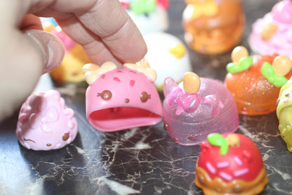 Large Lot of Num Noms Various Rubber Plastic Food Kitty Cat Hats Play Figures