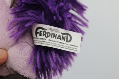 2017 Ferdinand UNA 7" Plush Stuffed Toy Purple Hedgehog Blue Sky Cineplex