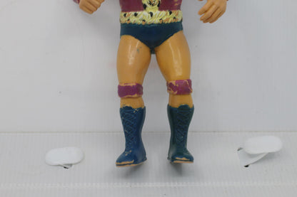1987 WWF LJN King Harley Race Wrestling Figure w/Crown Titan Sports Heavy Rubber