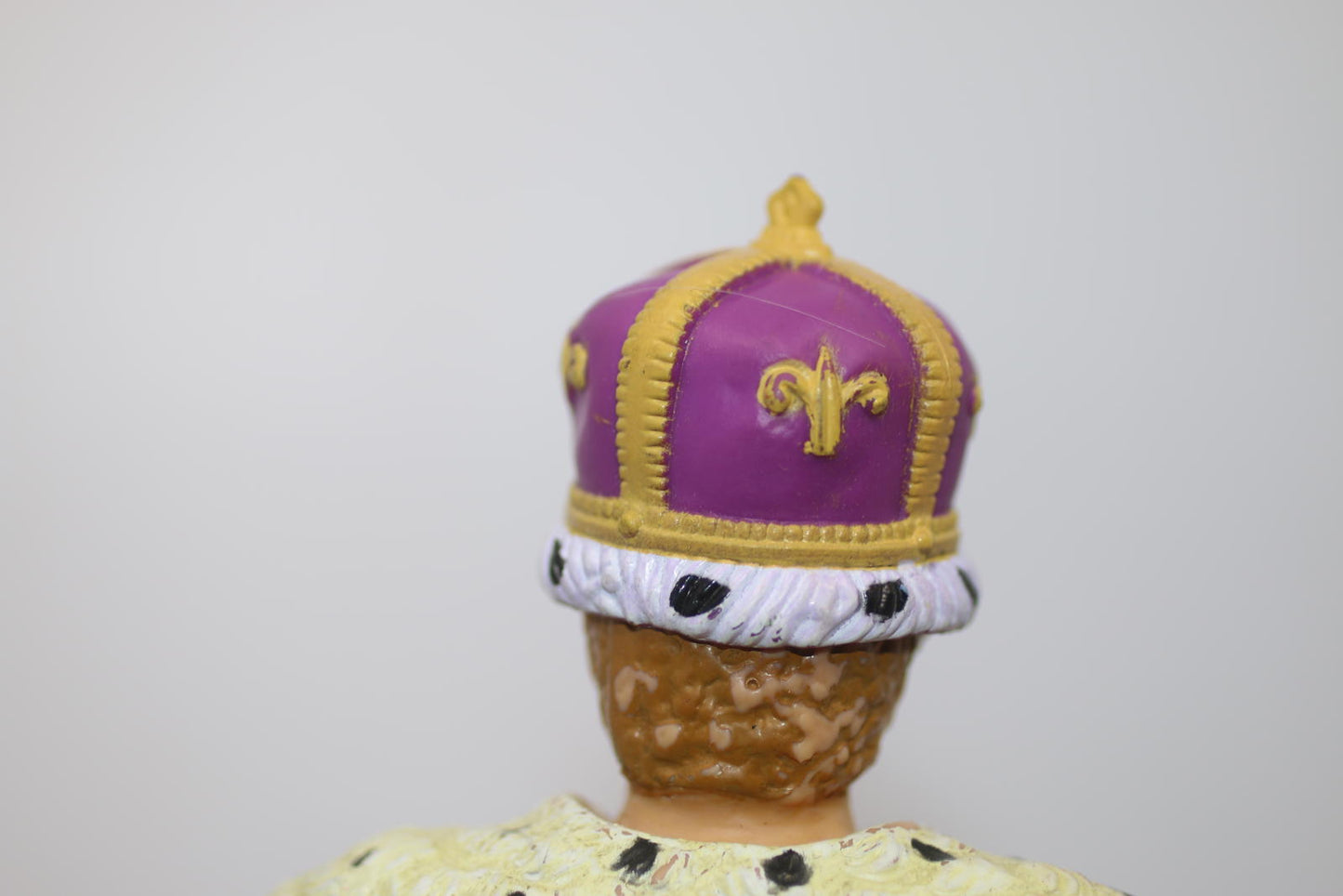 1987 WWF LJN King Harley Race Wrestling Figure w/Crown Titan Sports Heavy Rubber