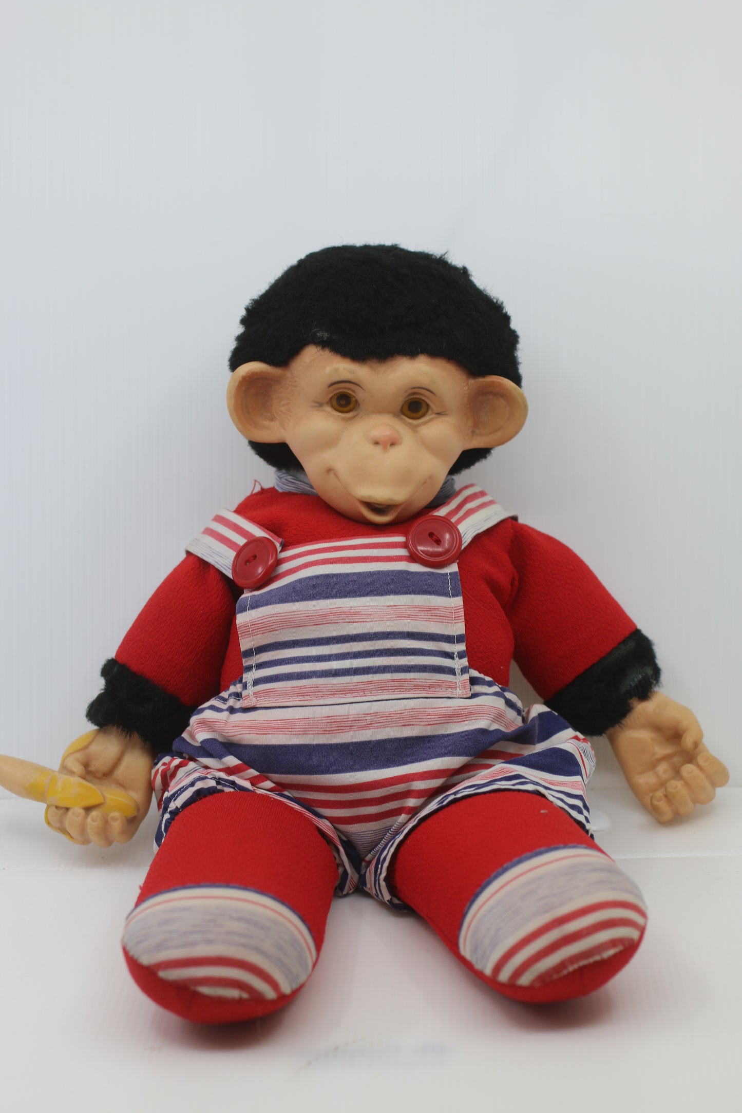 Mr Bim Zip Zippy Chimp Monkey Plush 18 Inch Banana Stuffed Animal Toy