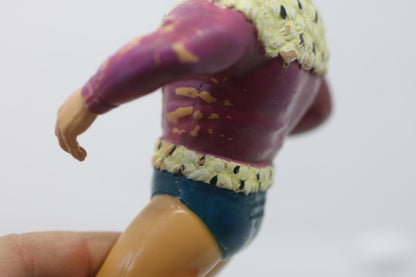 1987 WWF LJN King Harley Race Wrestling Figure w/Crown Titan Sports Heavy Rubber