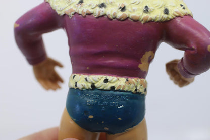 1987 WWF LJN King Harley Race Wrestling Figure w/Crown Titan Sports Heavy Rubber