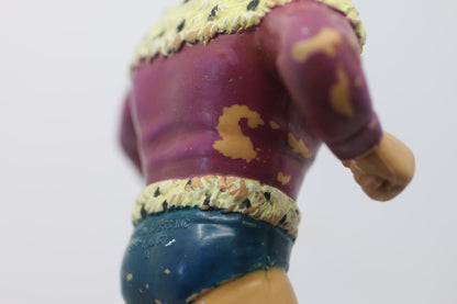 1987 WWF LJN King Harley Race Wrestling Figure w/Crown Titan Sports Heavy Rubber