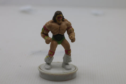 WWF Ultimate Warrior Vintage Figure Stamp Toy 1990s Titan Sports Inc